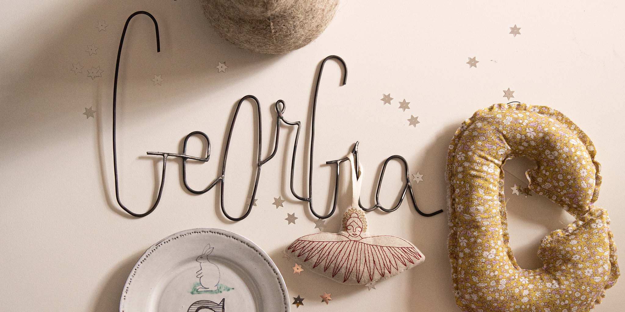 personalized wire name by Zoé Rumeau