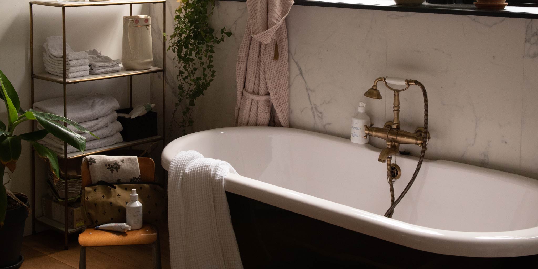 bath towels and bathrobes