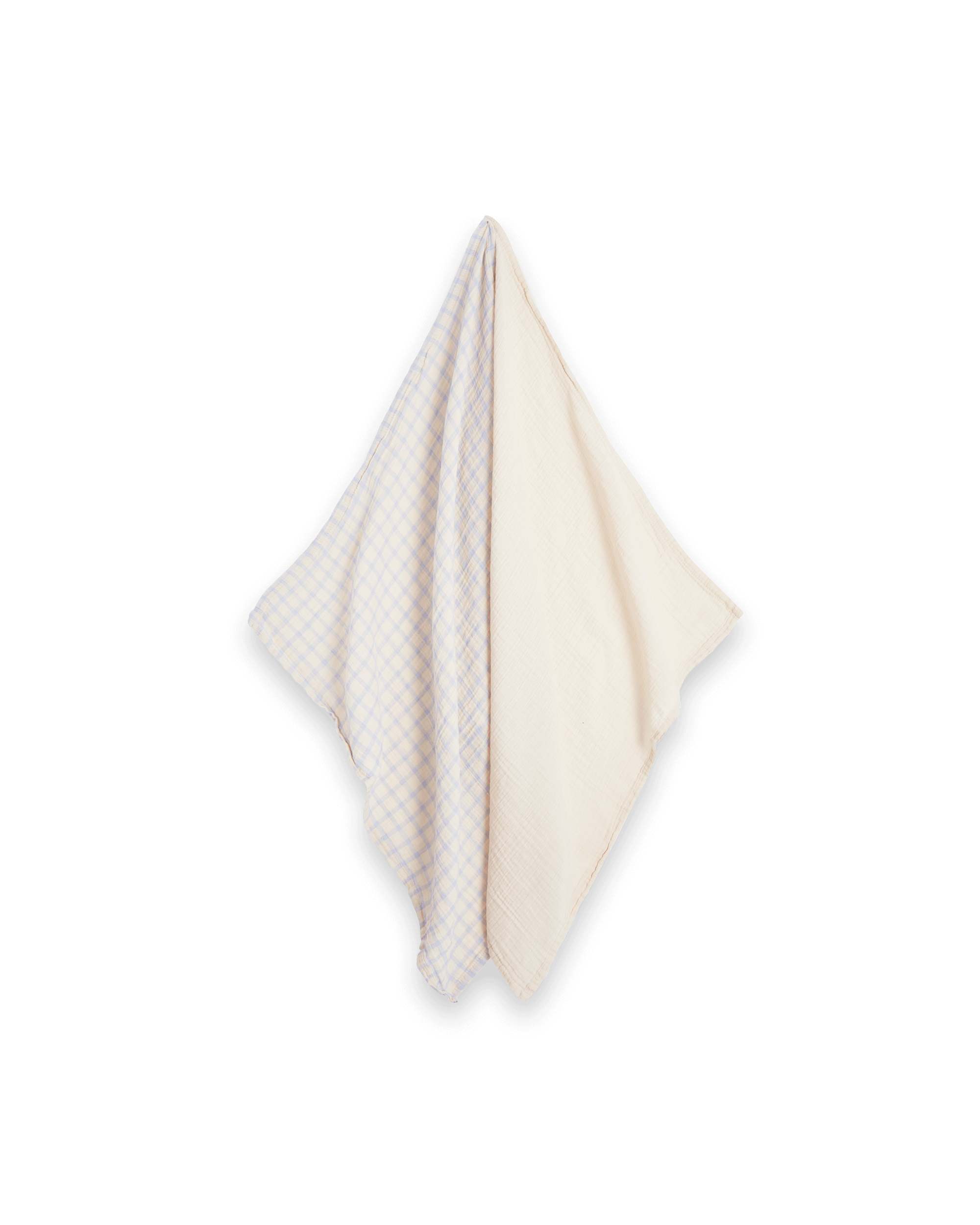 Mousseline Hydrofiele doeken – Set van 2 | Gingham Sky