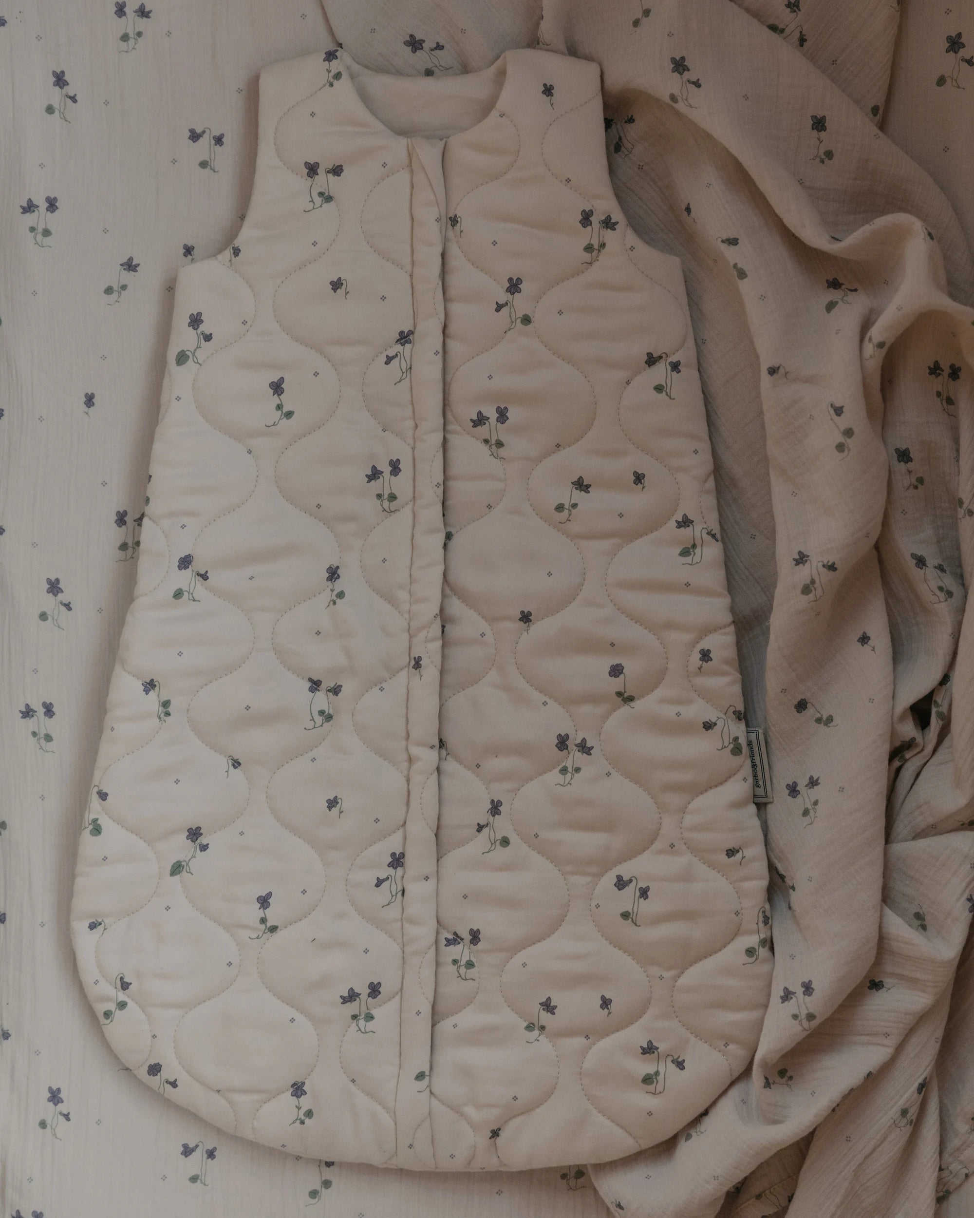 Satin Quilted Sleeping Bag Viola