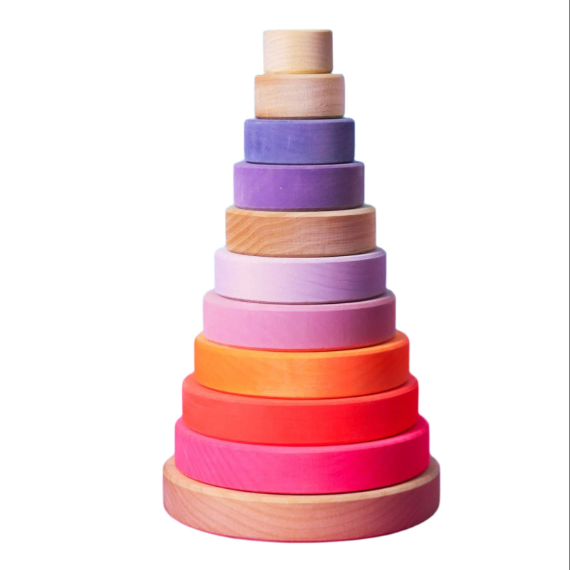 Stacking Tower Neon Pink