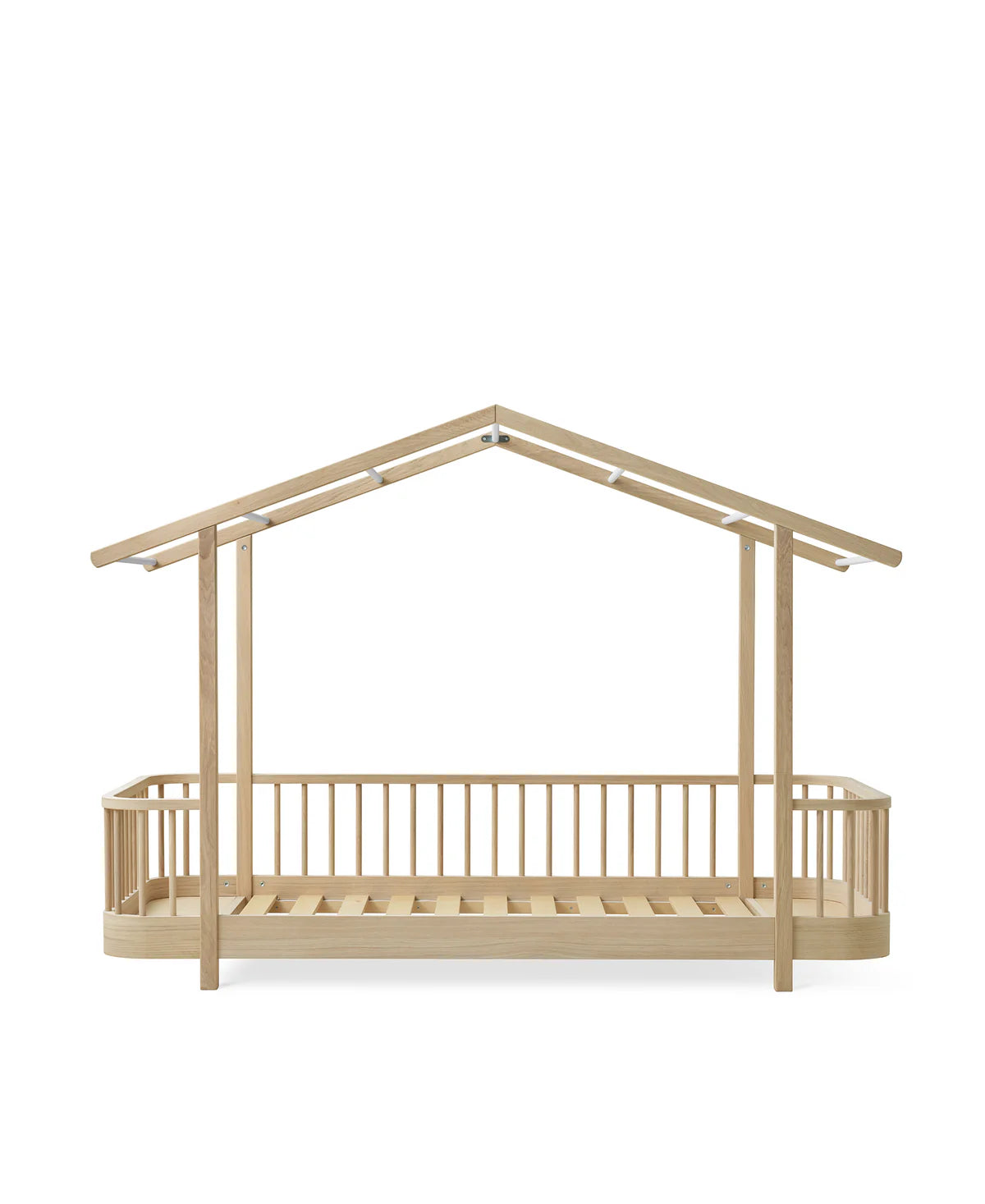 Wood Original Huisbed Wit/Eiken