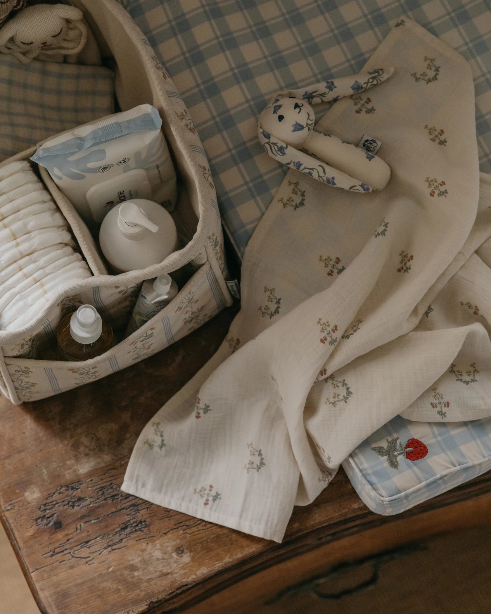 Muslin Swaddle Set Van 2 La Fraise