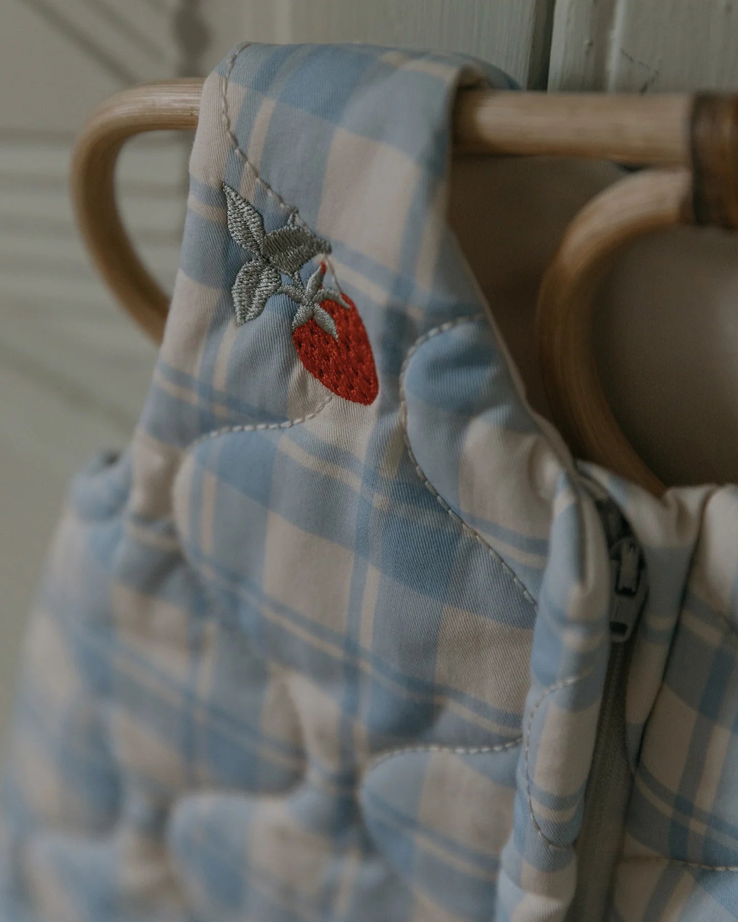 Biologisch Katoen Satijnen slaapzak Plaid Sky