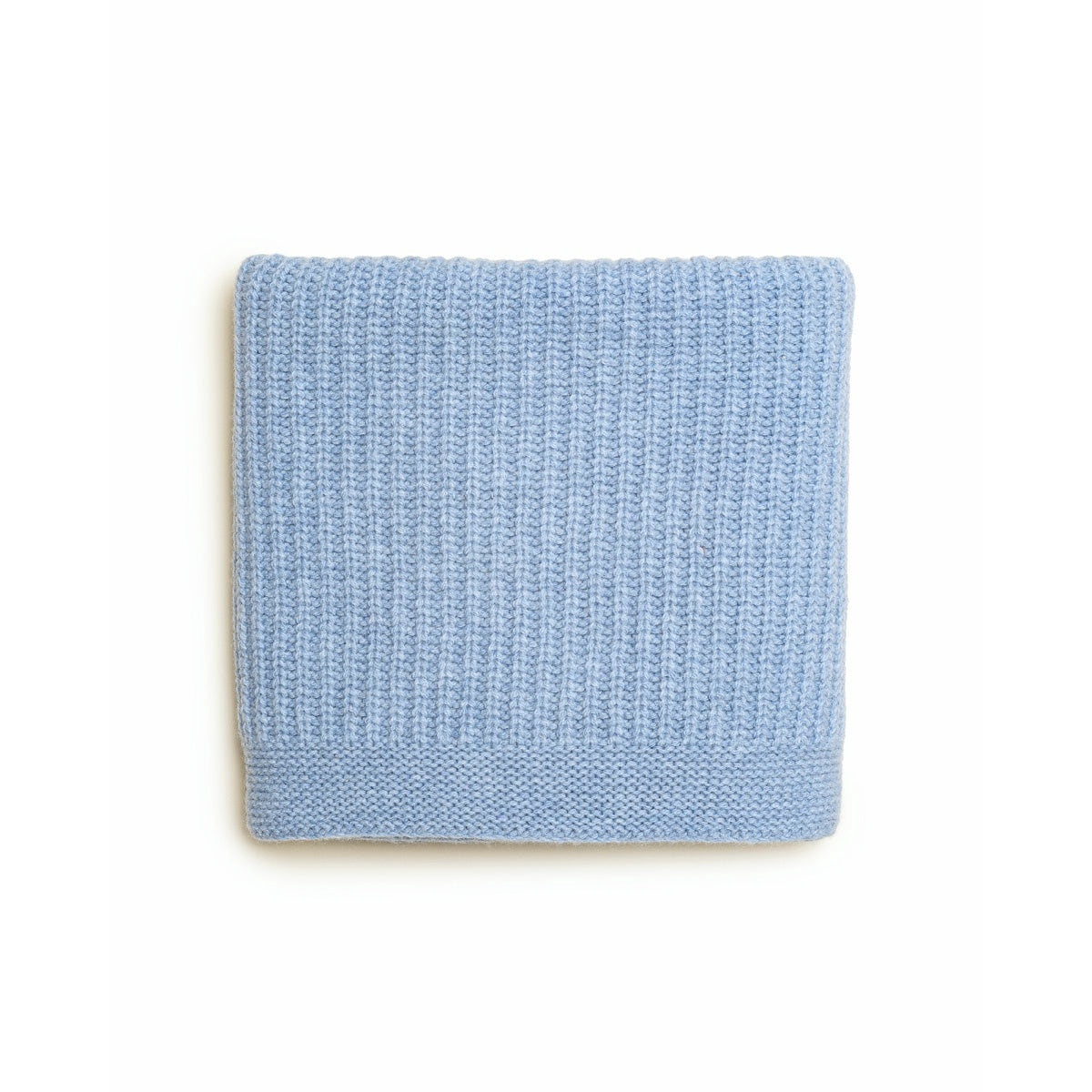 Hvid Kiki Blanket Frost Blue – merino lambswool baby blanket