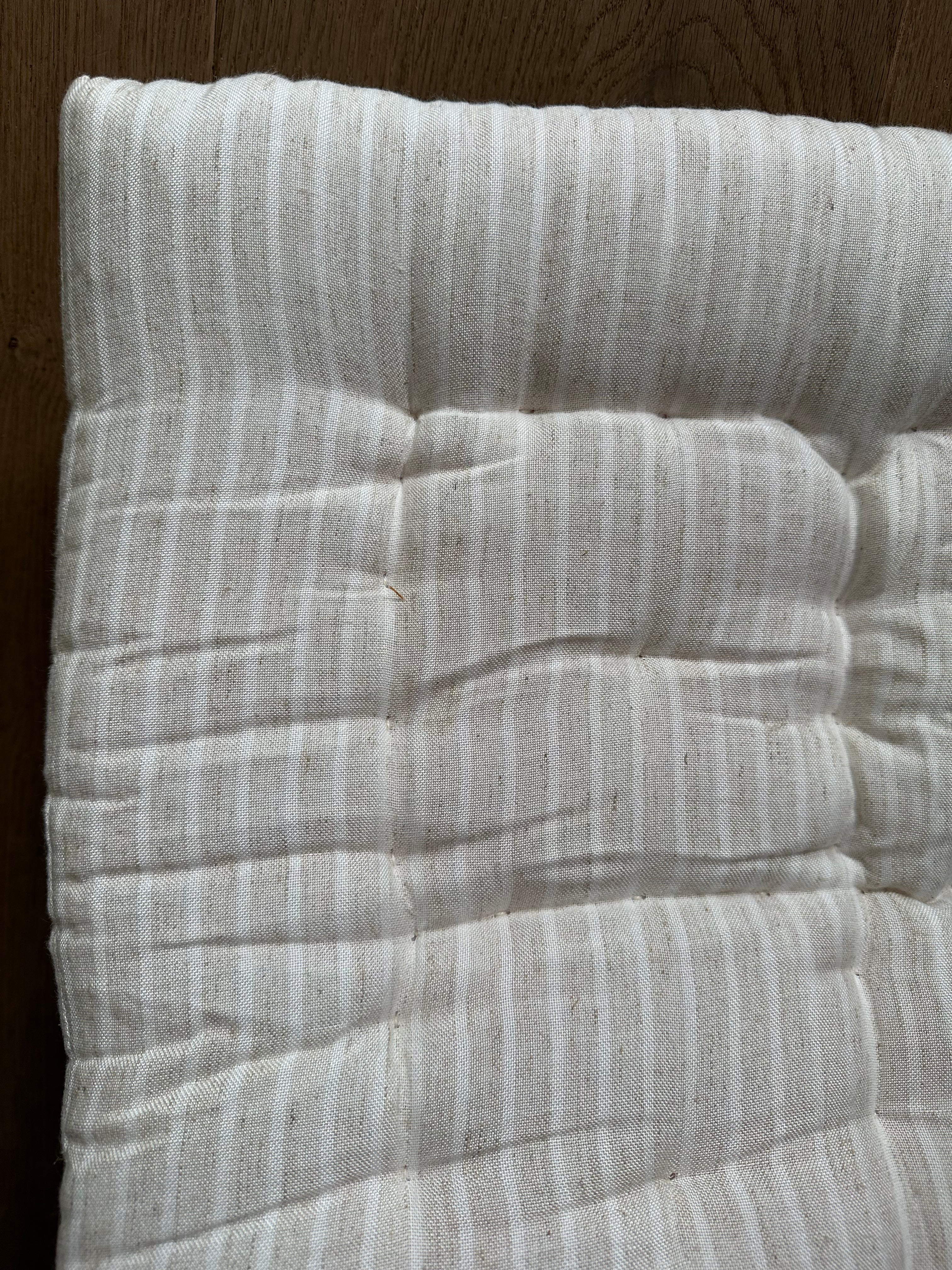 Linen Mattress Natural Stripe