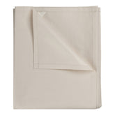 Cotton percale flat sheet with Bonne Nuit embroidery by Annnur for The Archive Store
