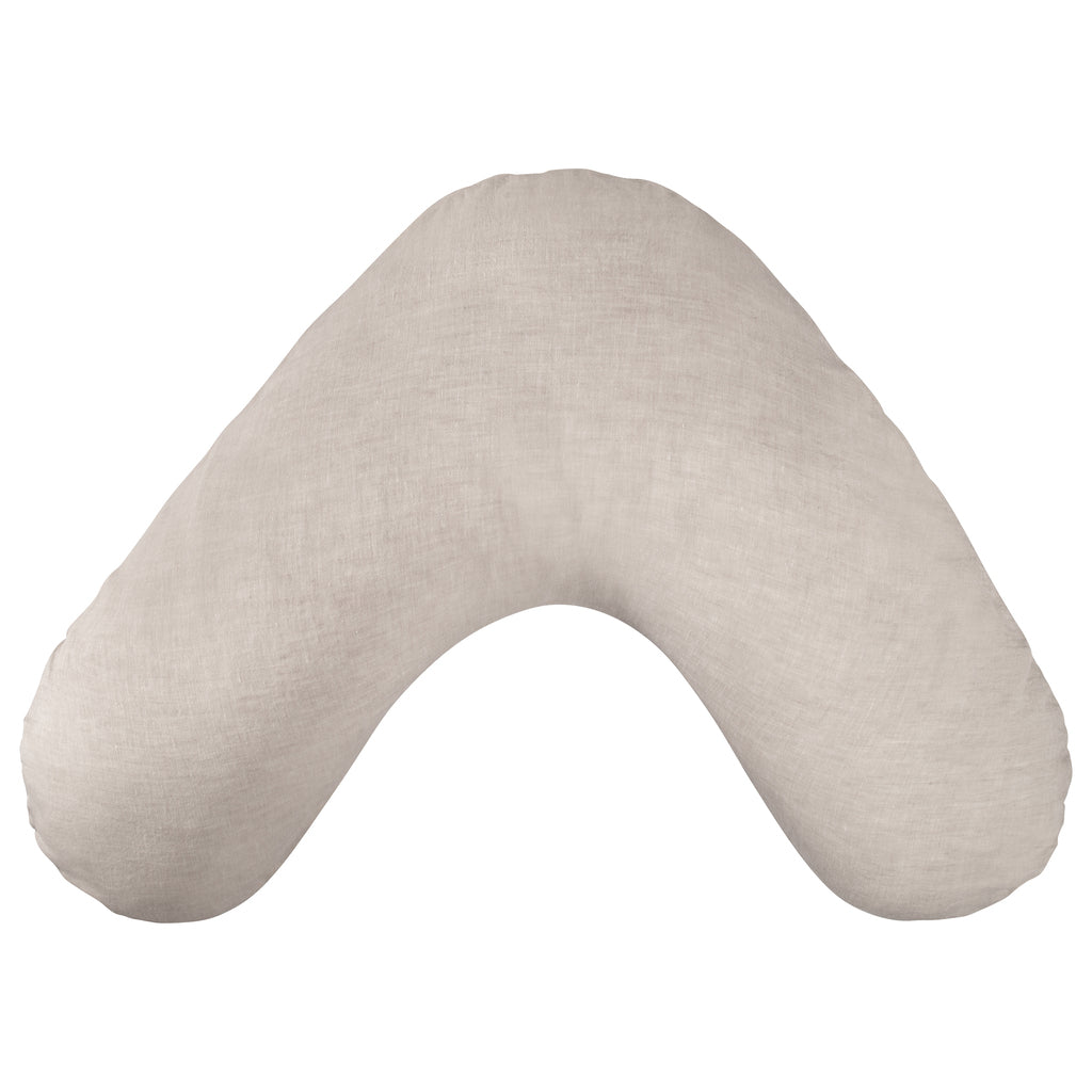 Linen Nursing Pillow Cover Naturel