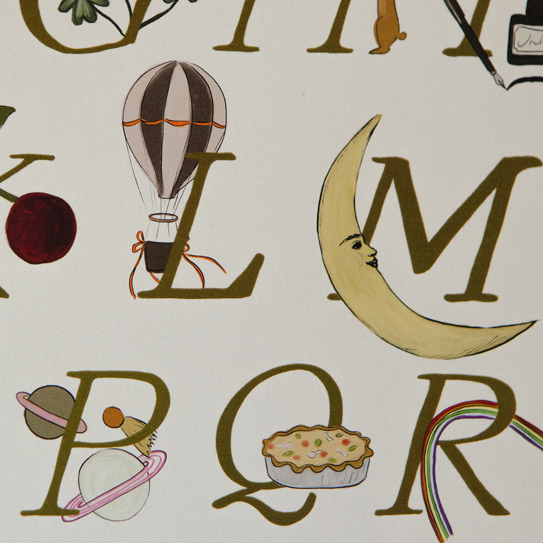 Limited Alphabet Poster A4
