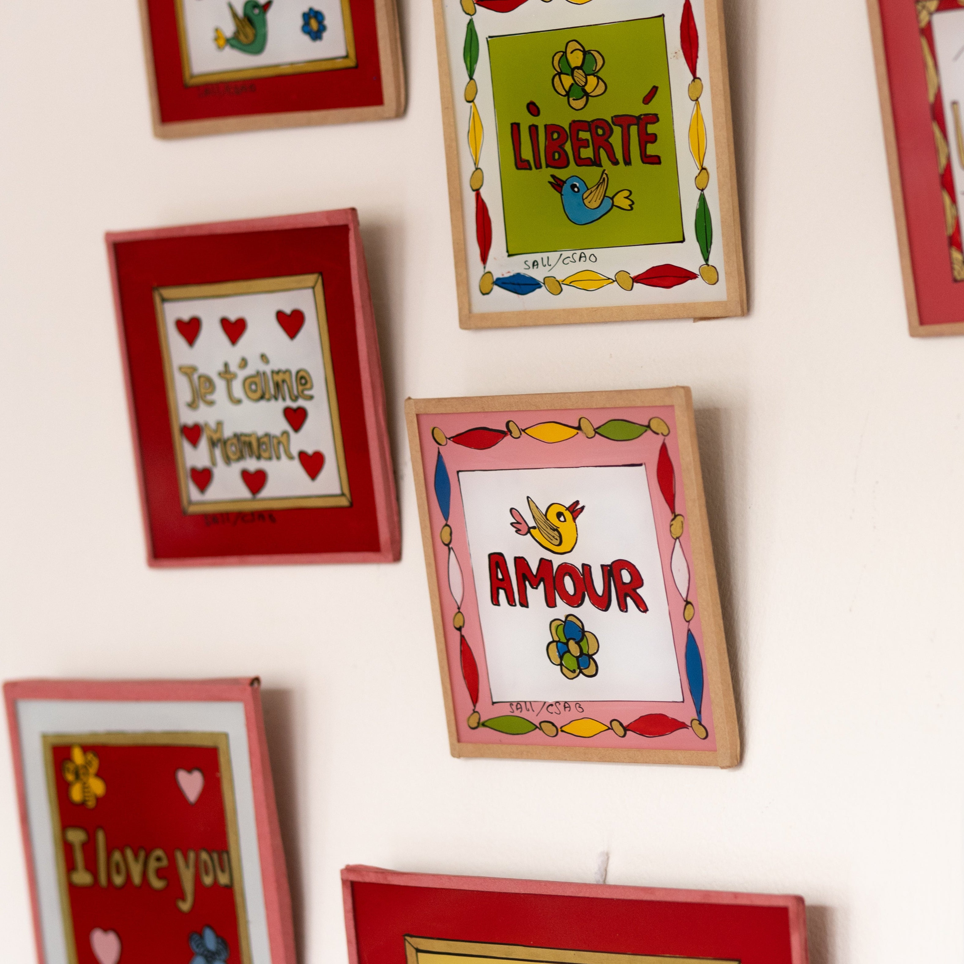 Amour Painting Yellow Bird - Mini