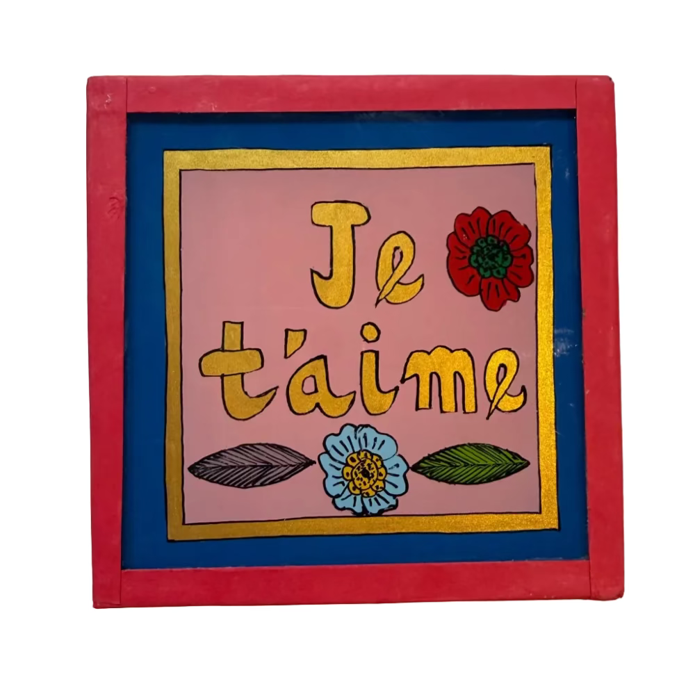 Decorative sign with &