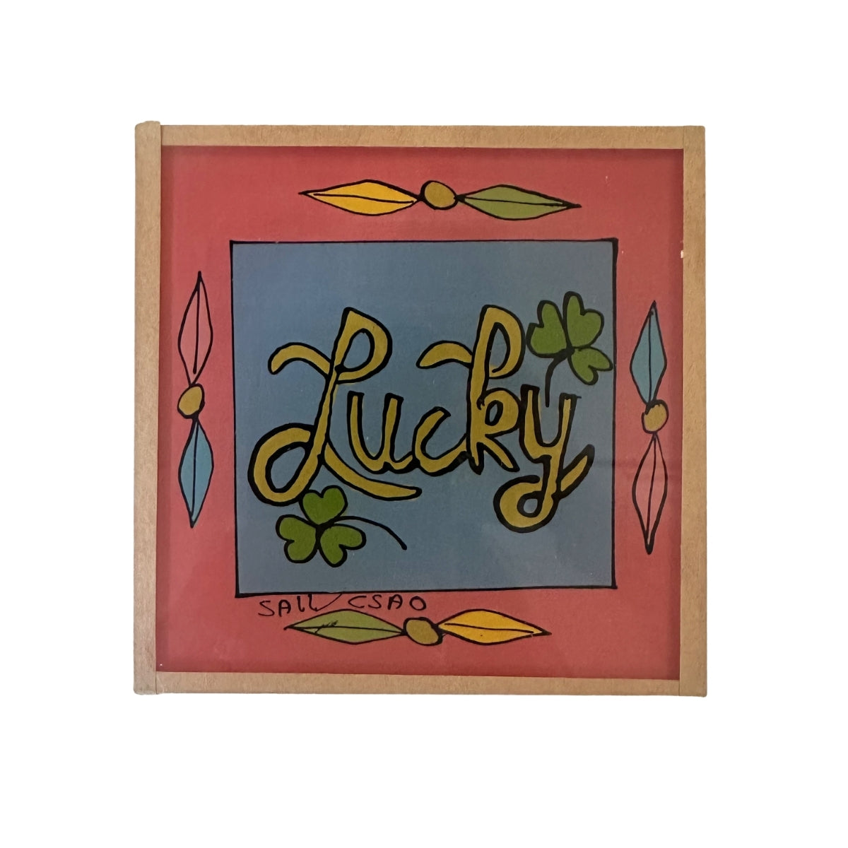 Mini Schilderijtje Lucky