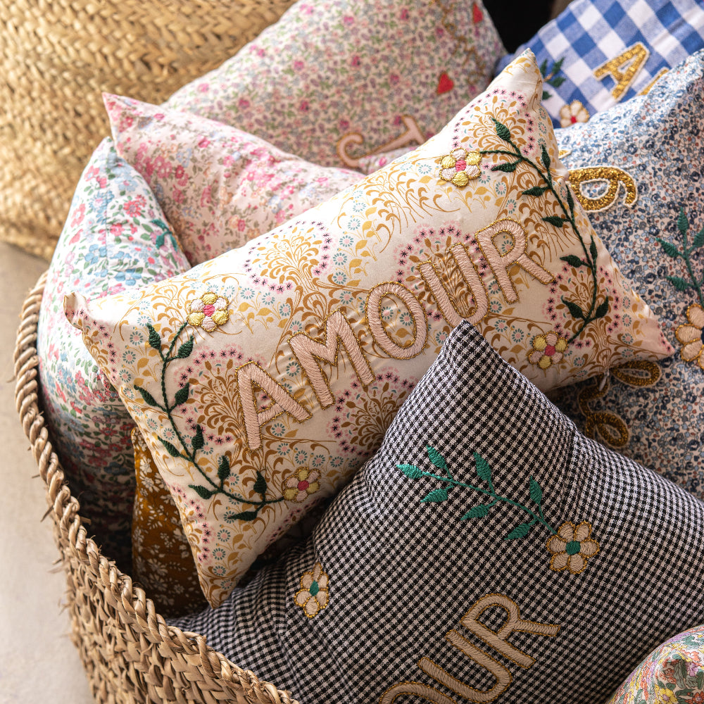 Mini Cushion Amour Liberty Yellow