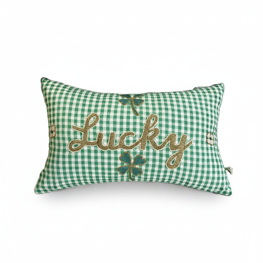 Mini Cushion Lucky Green