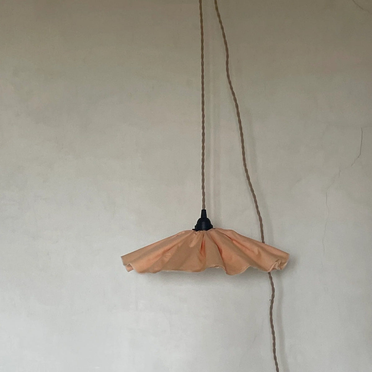 Detail from Poppy Pendant Lamp - Rosa Salmon by Chamusquina