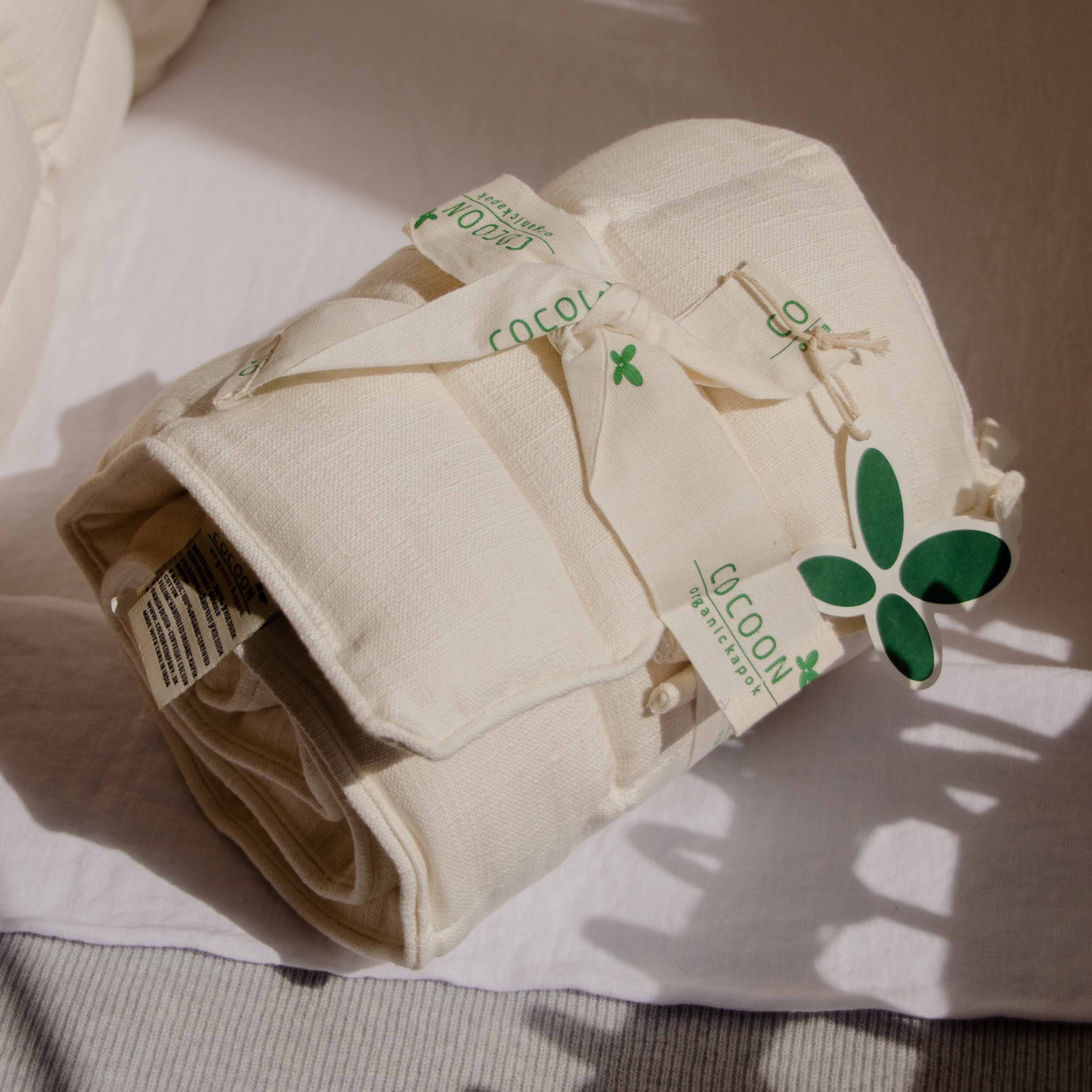 Bedbumper voor wieg in kapok