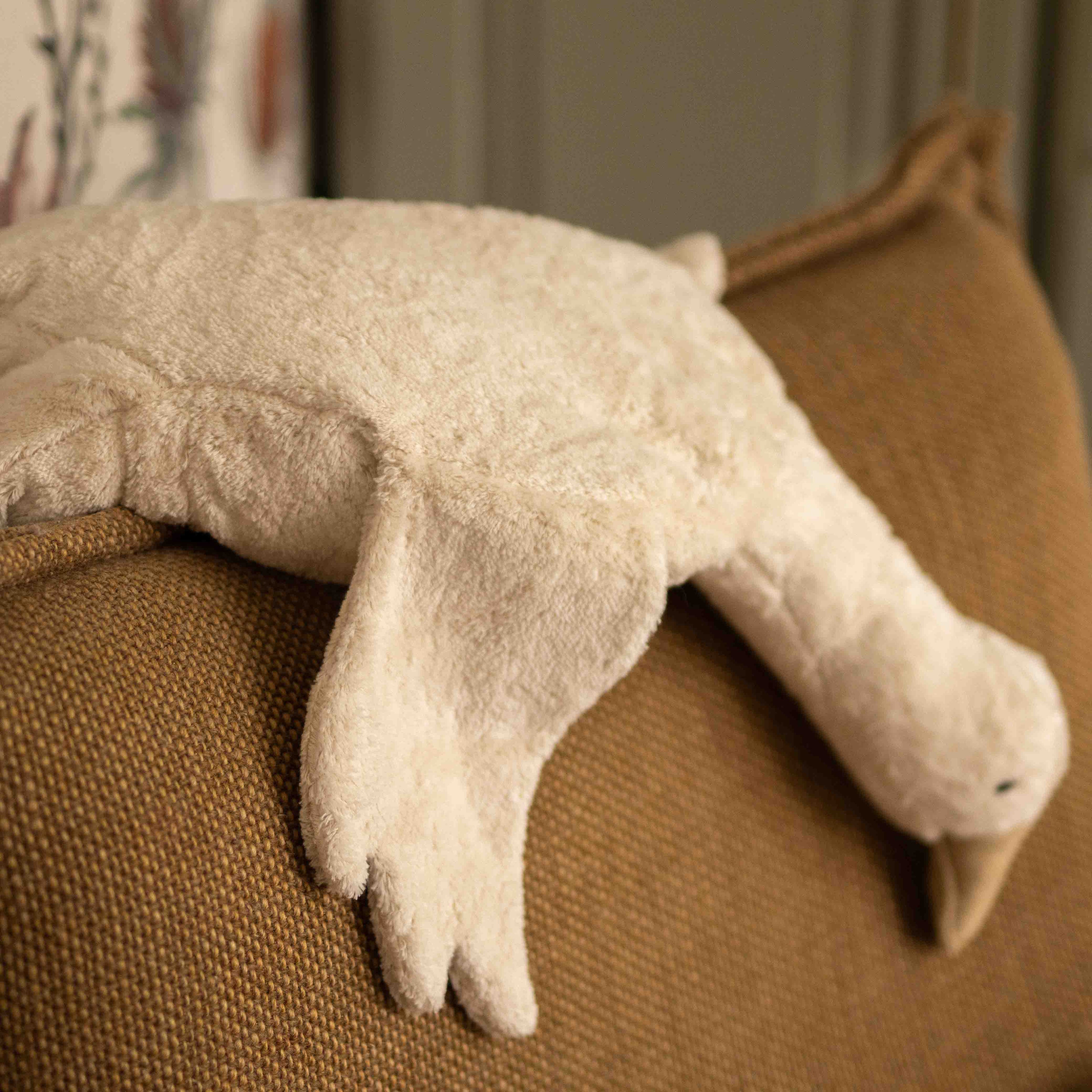 Knuffel Cuddly Goose Large Wit