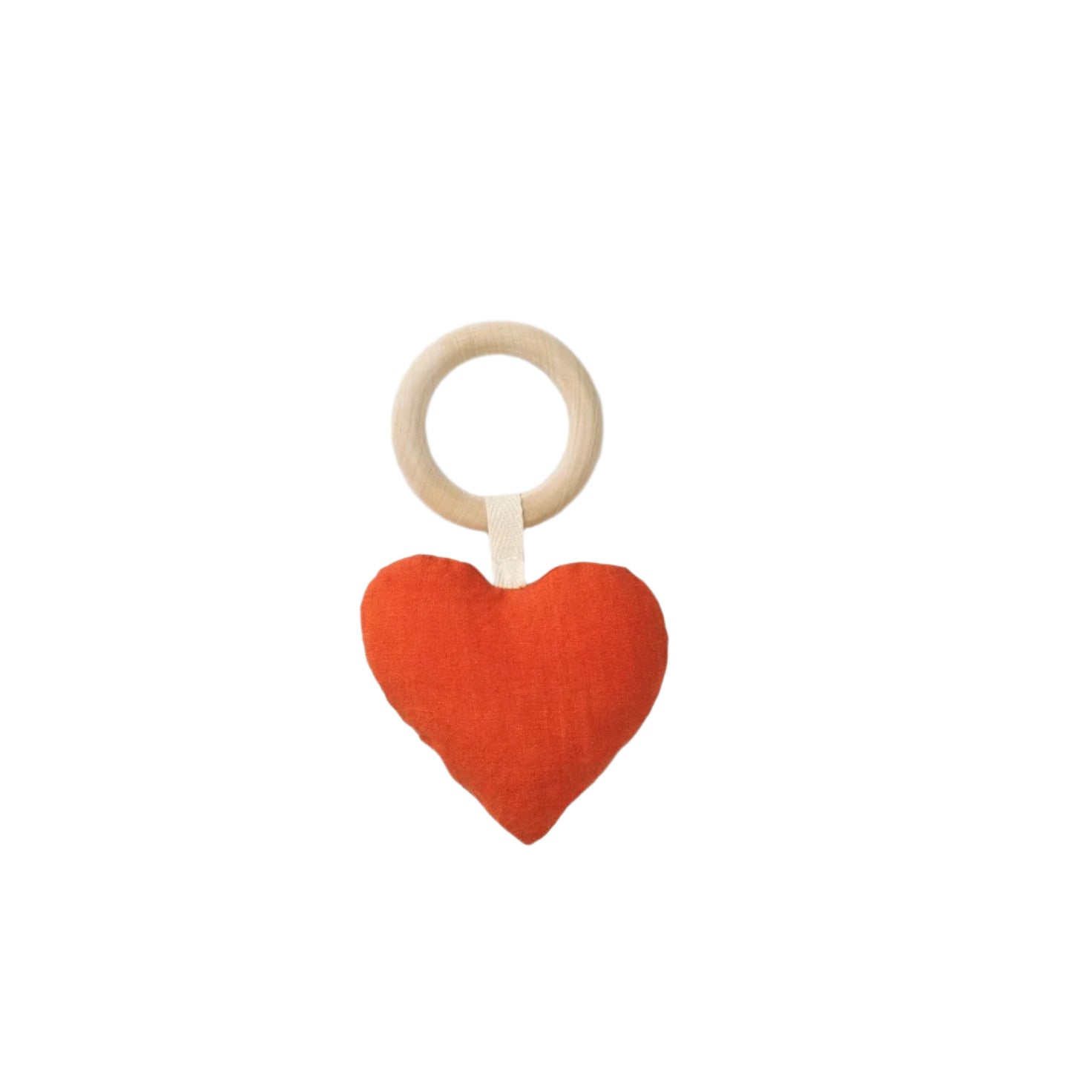 Heart Rattle Teether