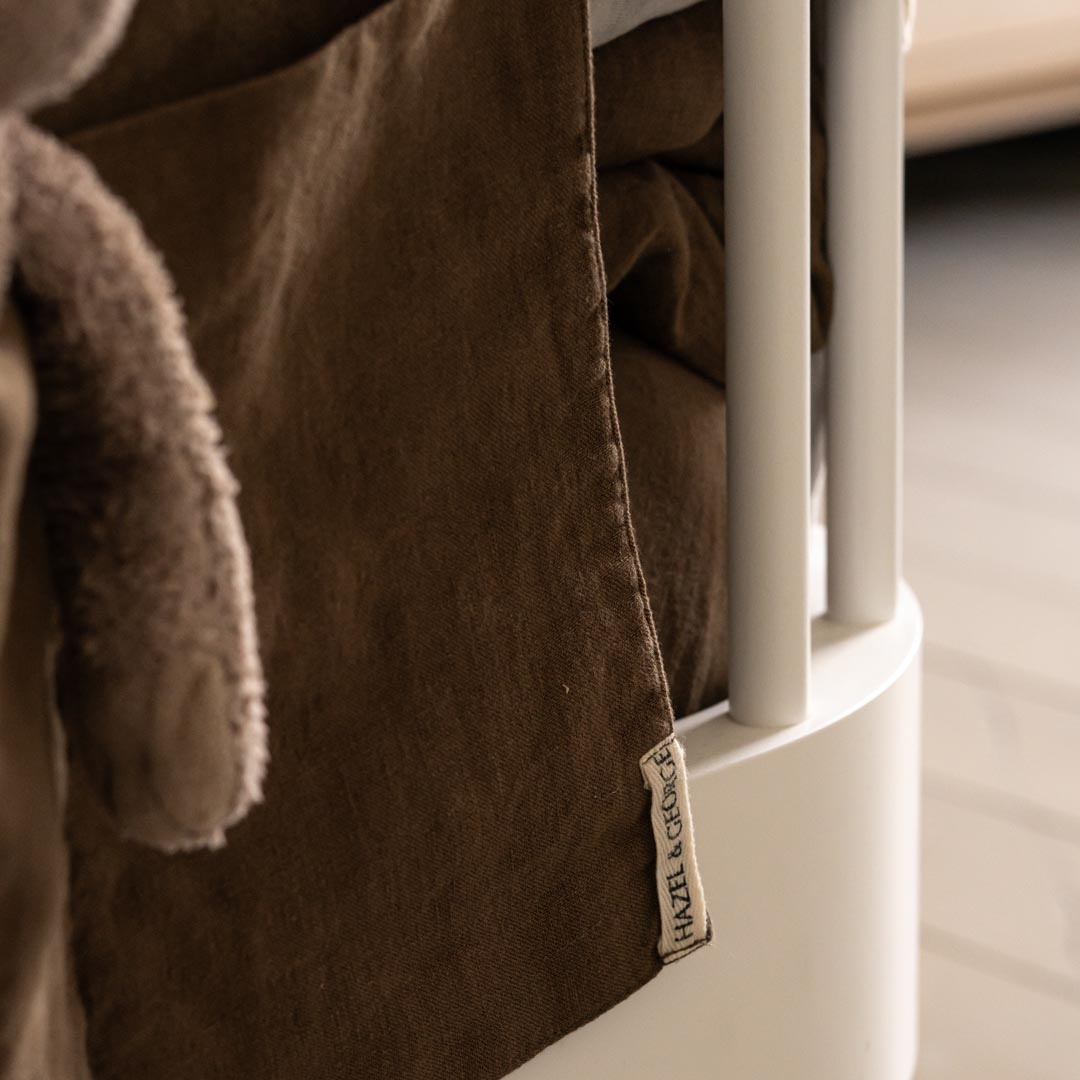 Linen Bed Pocket Mosswood