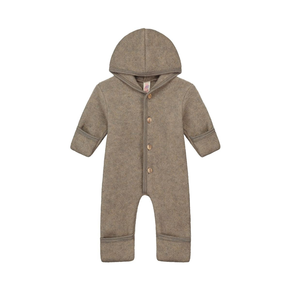 Merino Wool Baby Overall Walnut Engel Natur The Archive Store