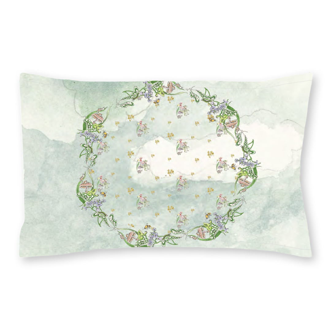 Reversible Pillow Cover Frog Maiden