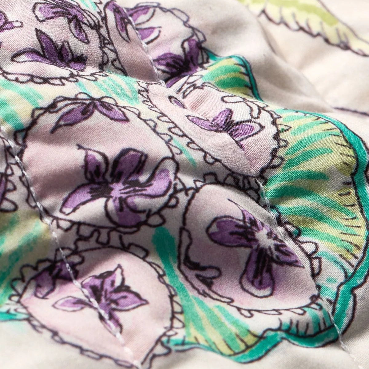 Reversible Quilted Blanket Once Upon a Feast