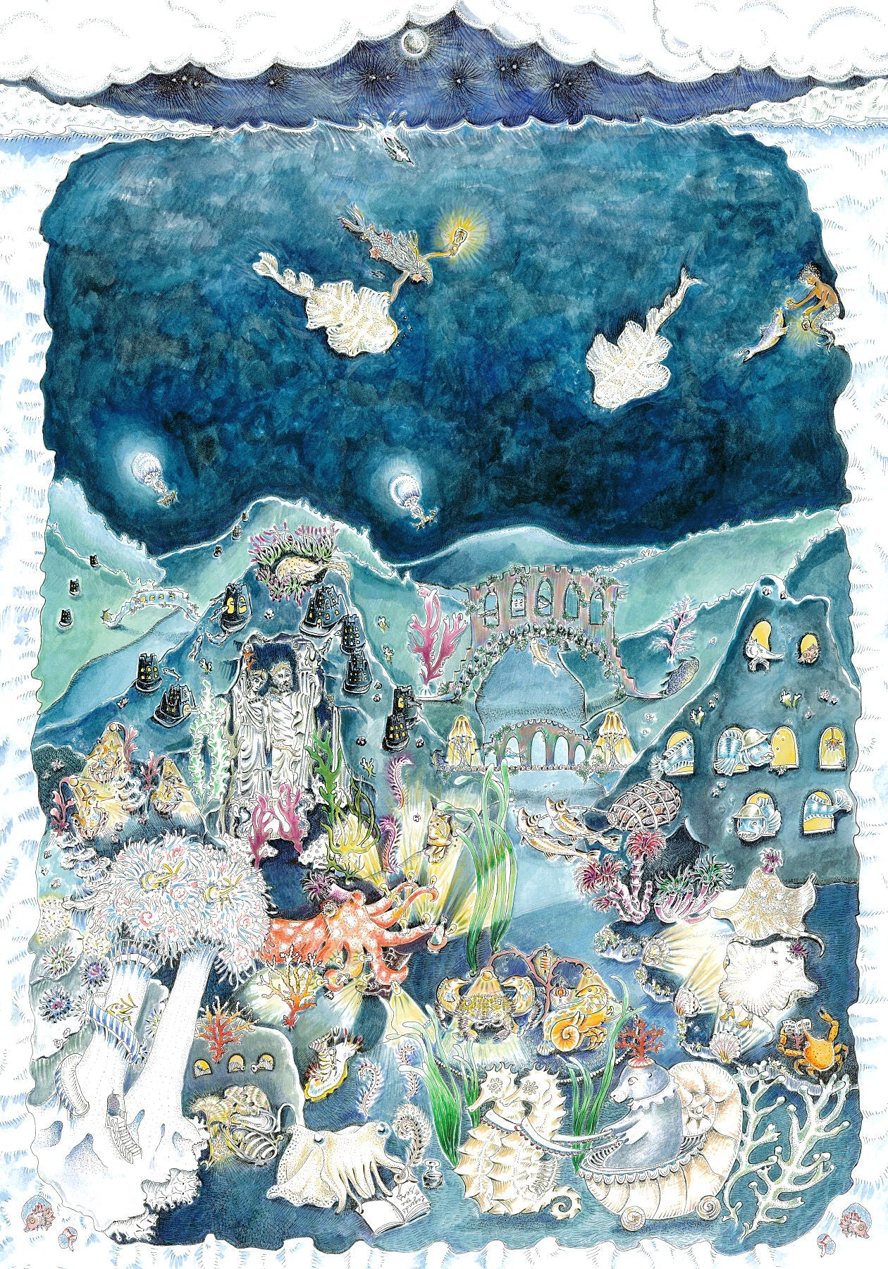 Birthposter The Legends of the Sea by Night