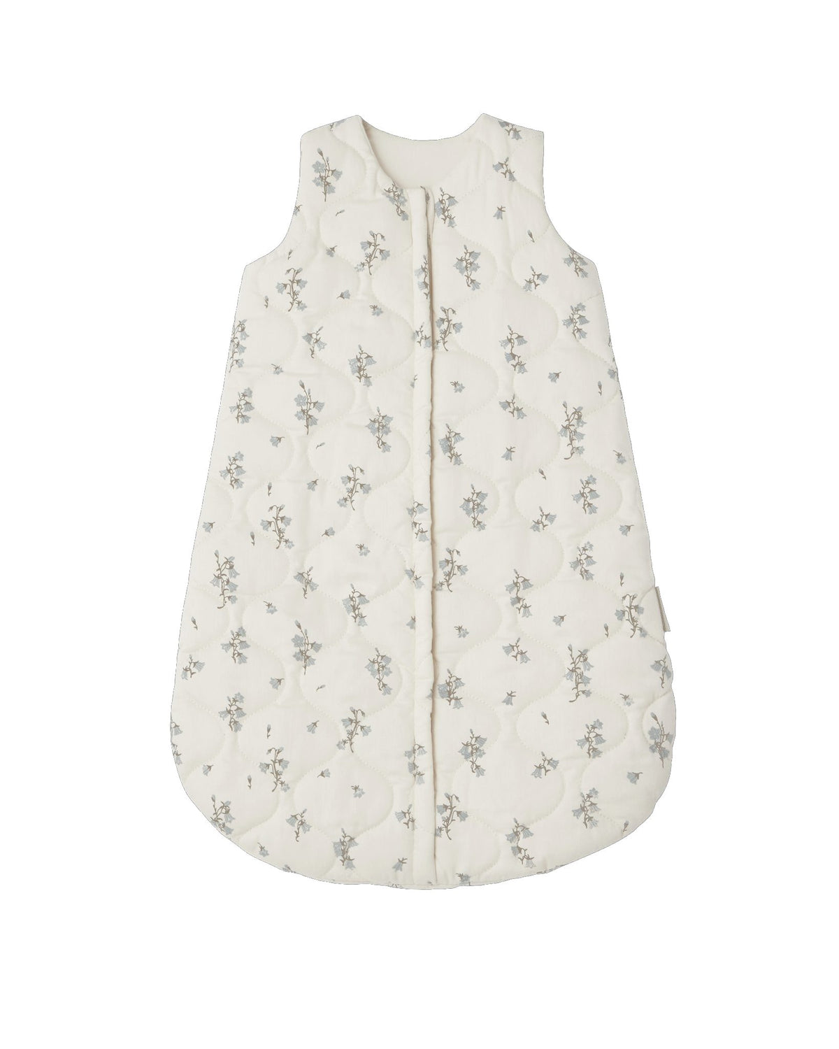 Satin Quilted Sleeping Bag Bluebell