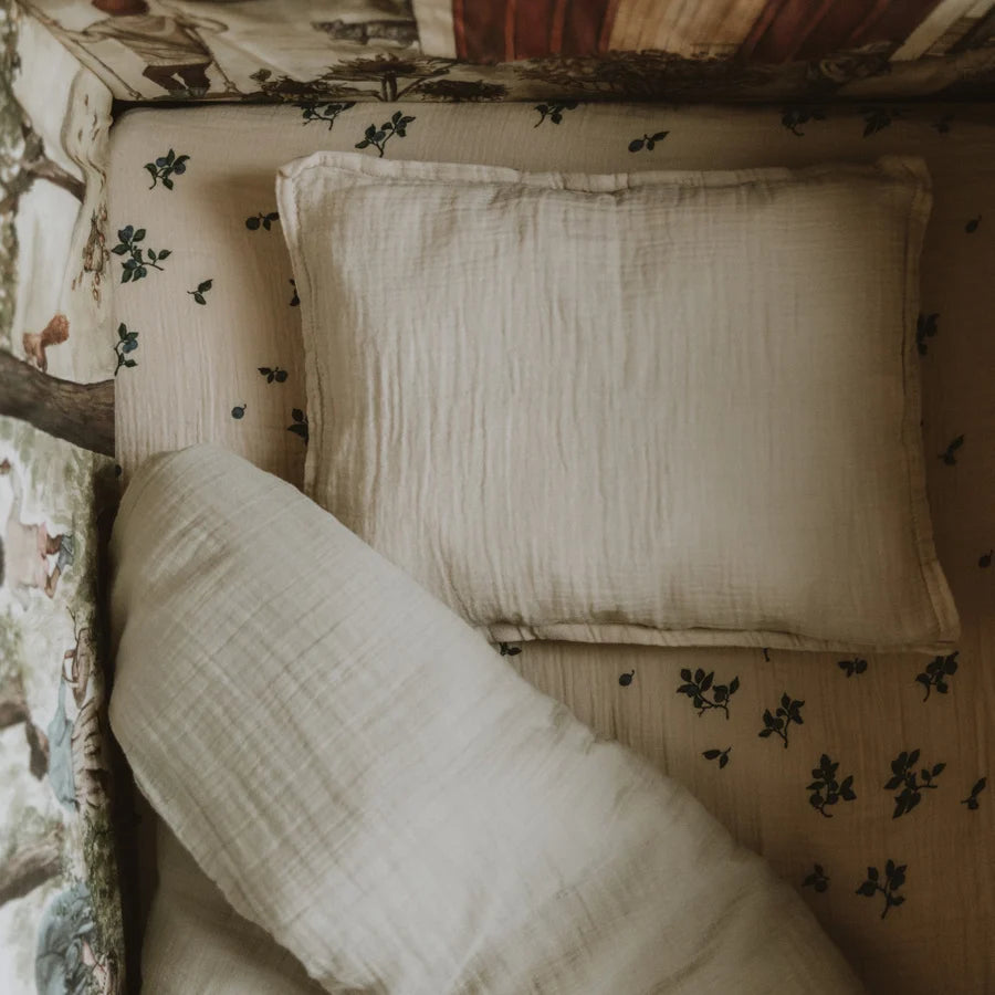 Muslin Bed Set Eggshell
