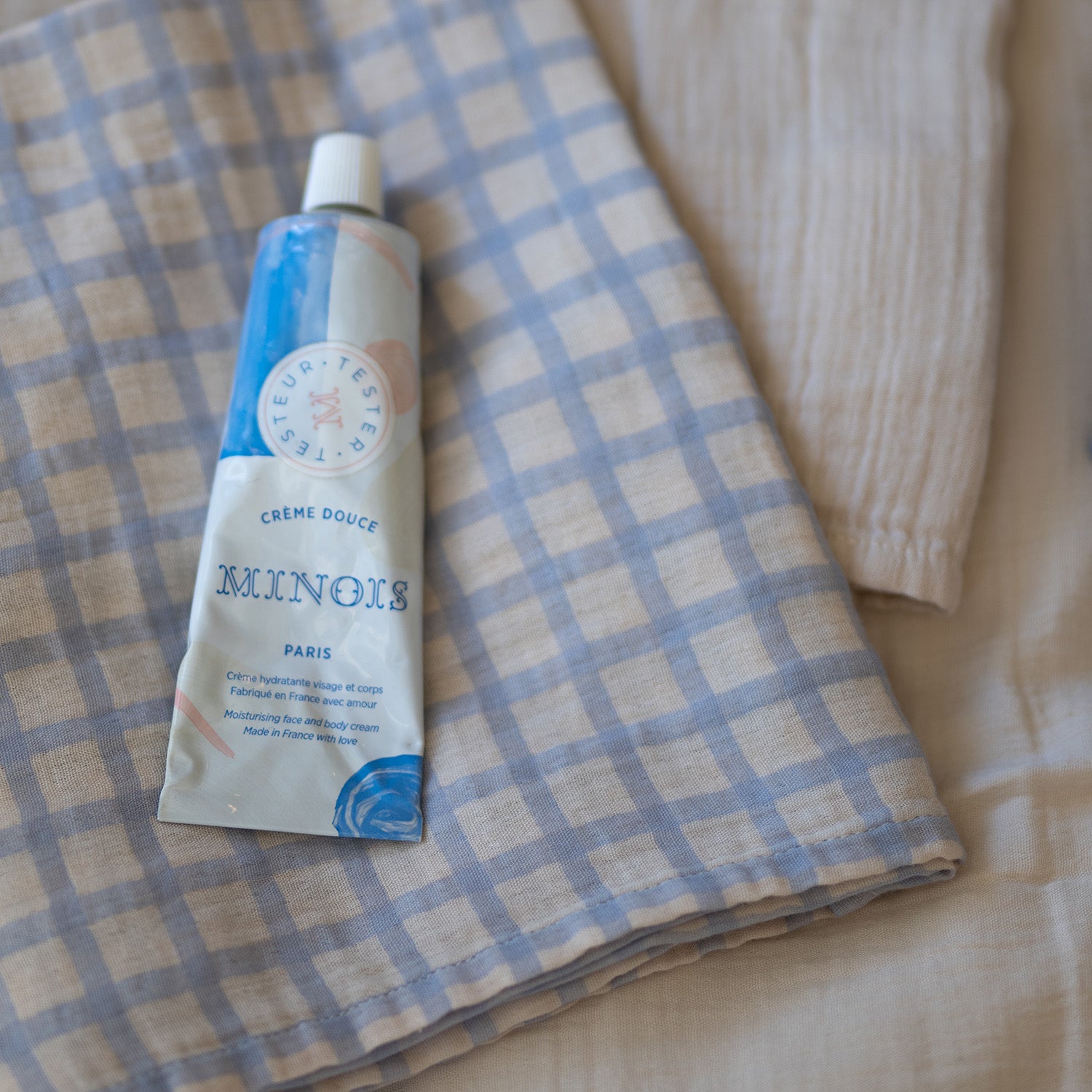 Mousseline Hydrofiele doeken – Set van 2 | Gingham Sky