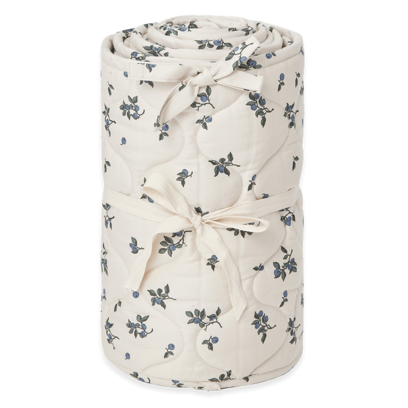 Satijnen gewatteerde Bumper Blueberry