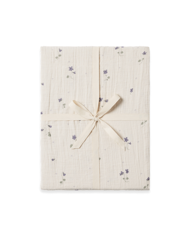 Viola Muslin Fitted Sheet