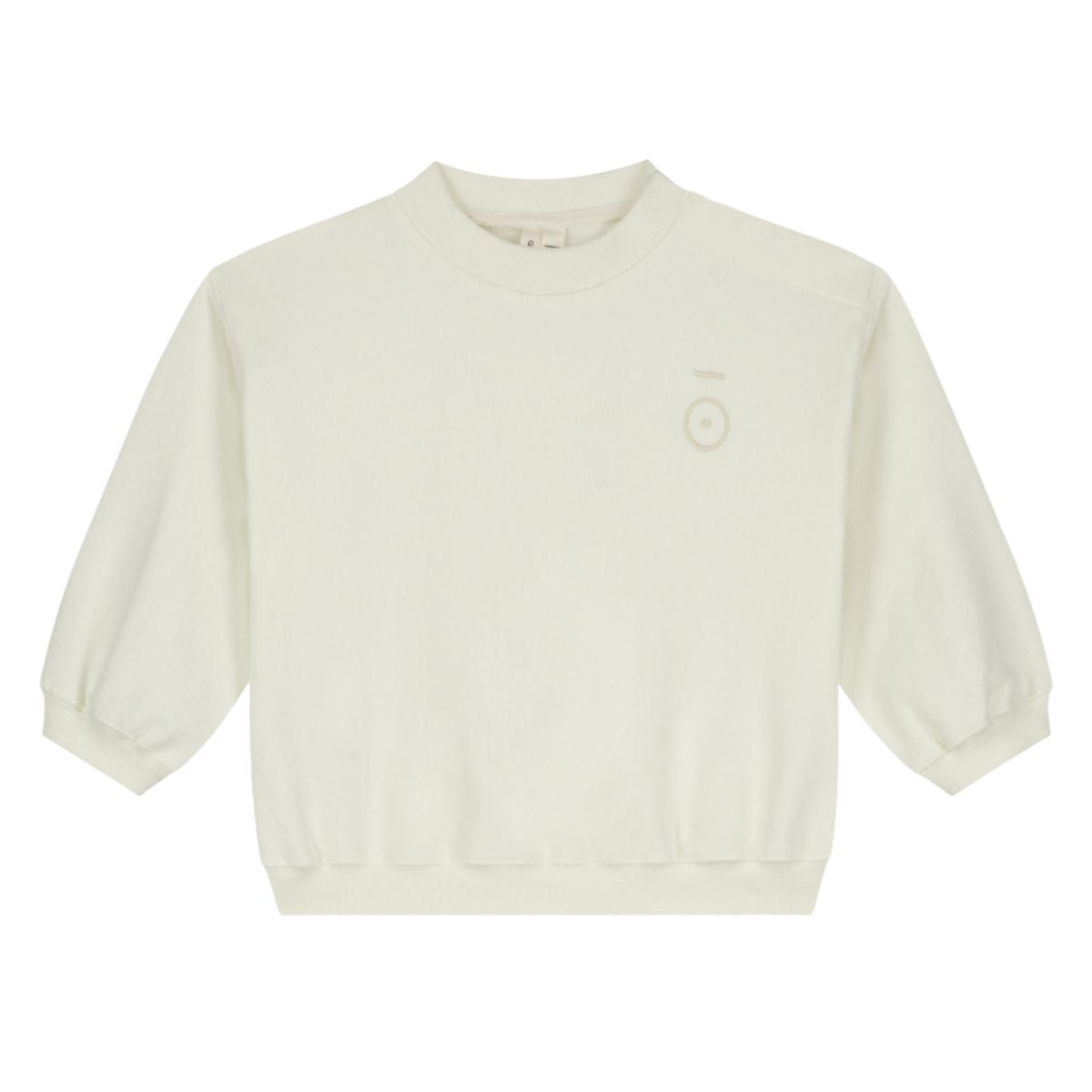 Baby Dropped Shoulder Sweater Cream