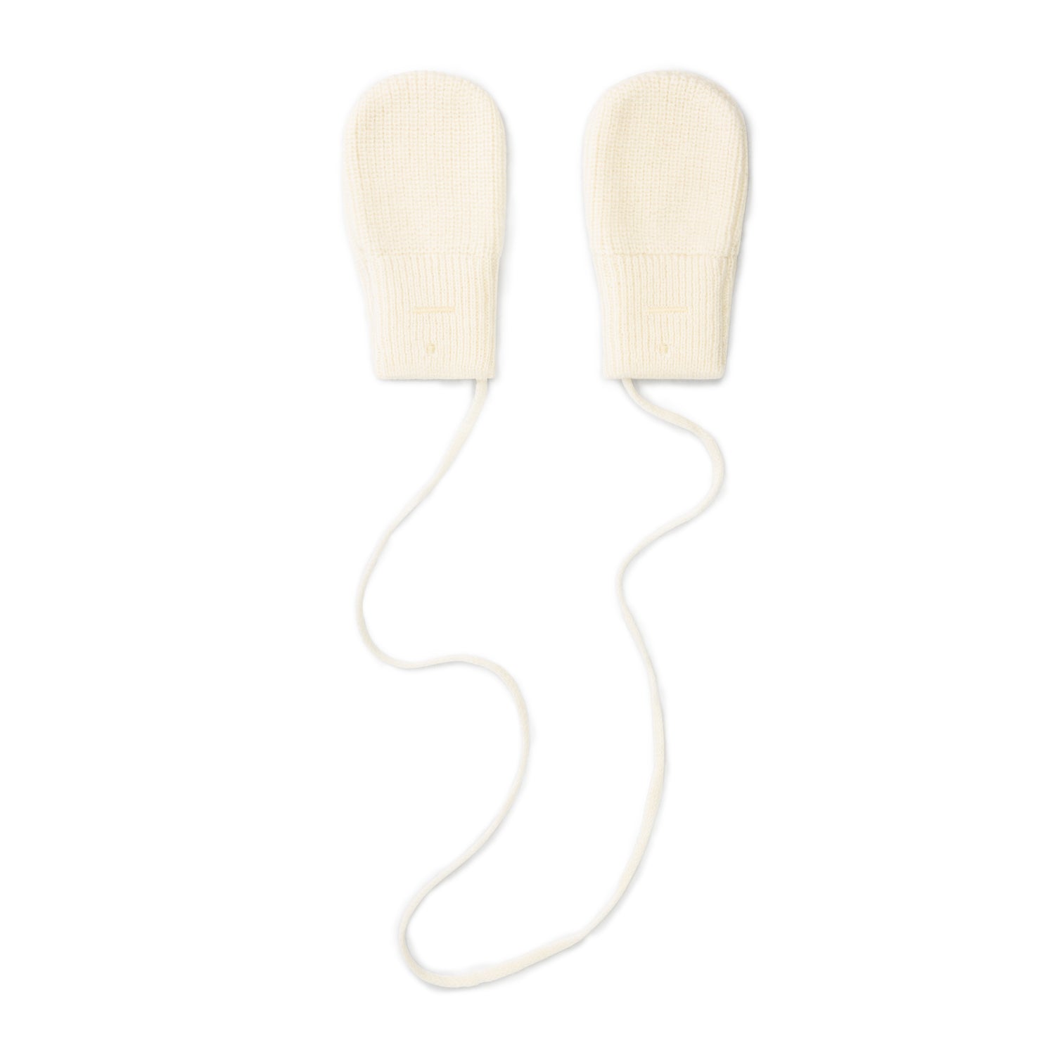 Baby Gebreide Wanten Creme