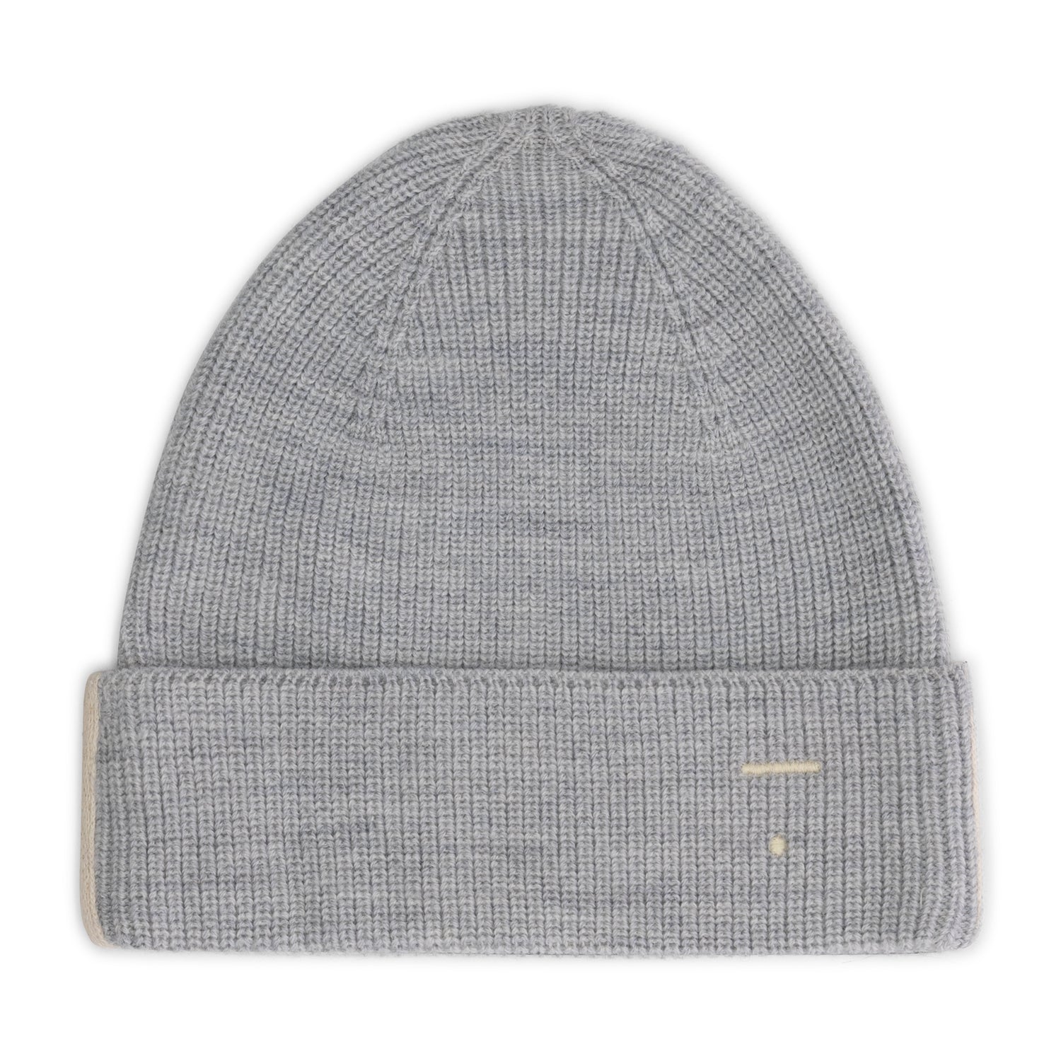 Baby Knitted Beanie Grey Melange