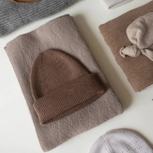 Herbie Merino Blanket Taupe