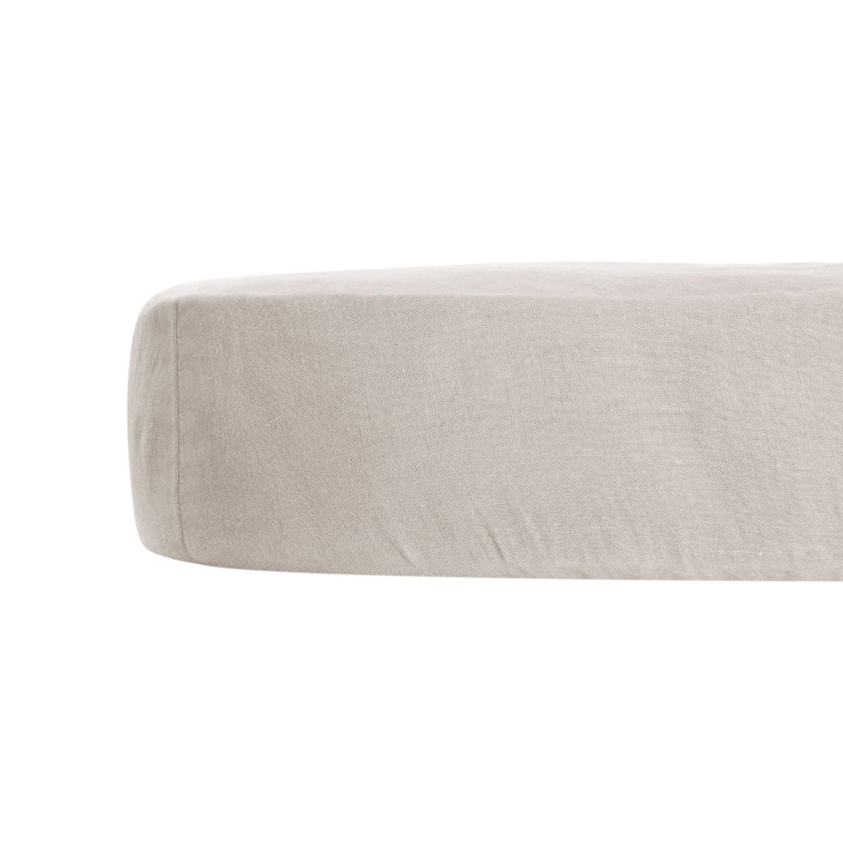 Linen Fitted Sheet Naturel