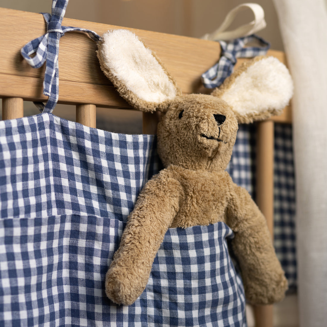 Linen Bed Pocket Vichy