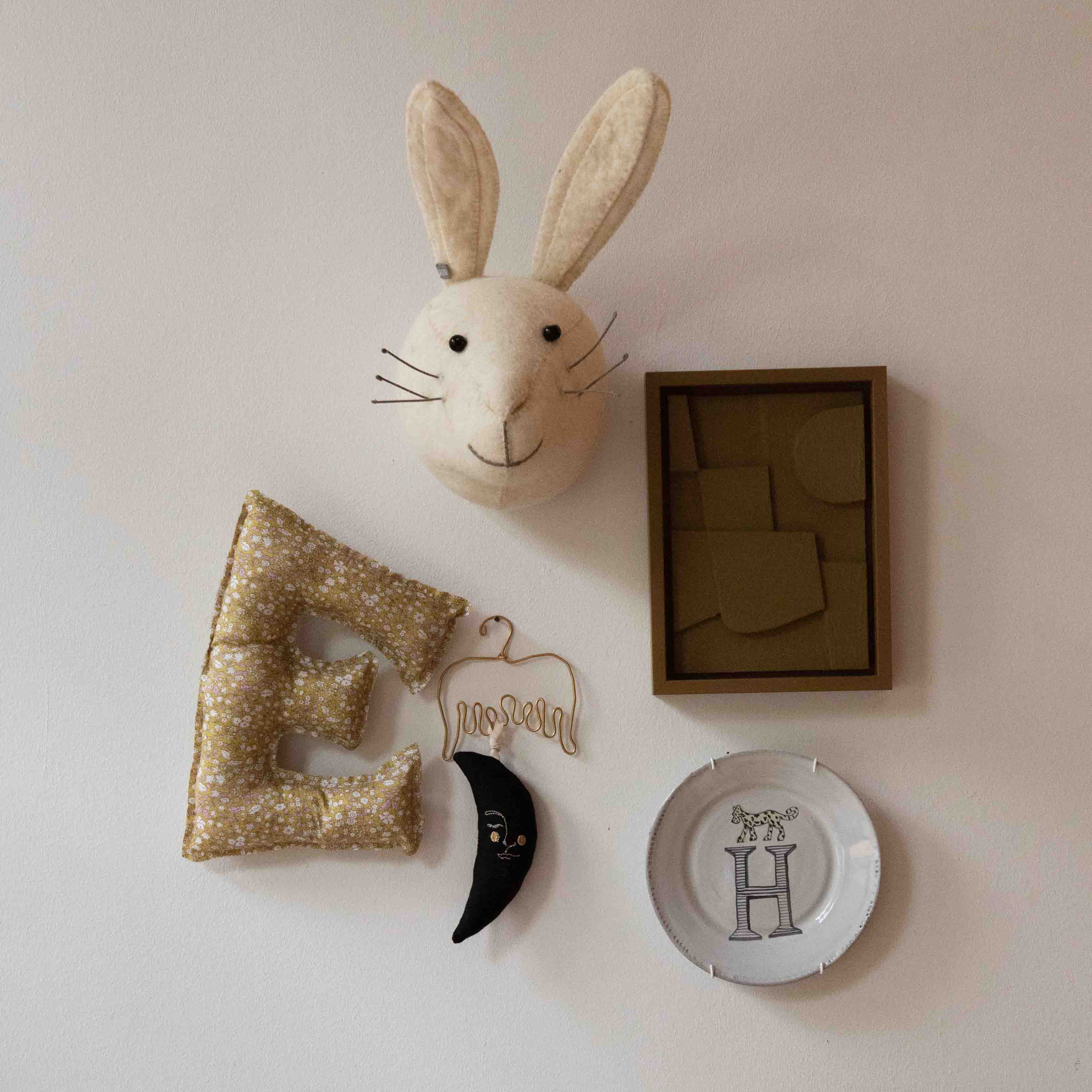 Fabric Letter Liberty Medallion