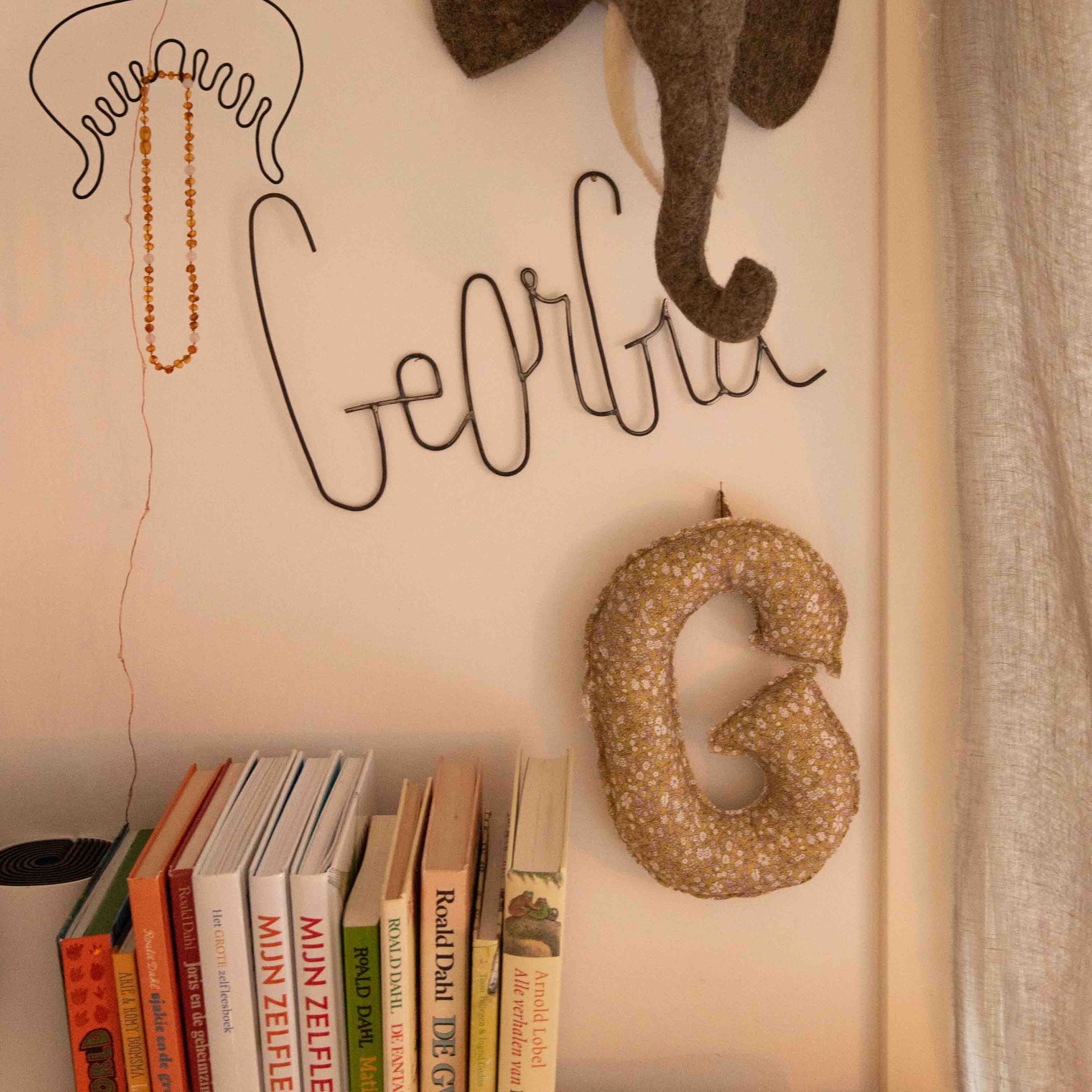 Fabric Letter Liberty Medallion