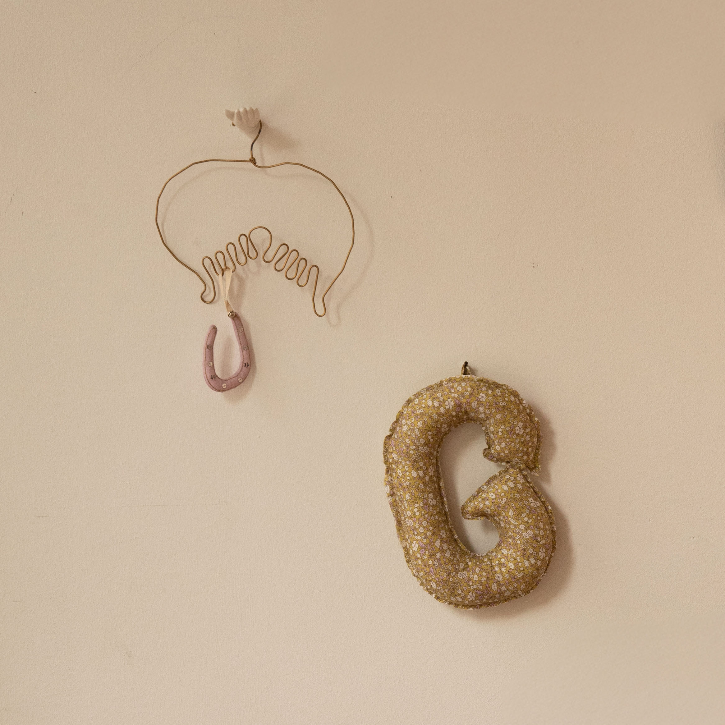 Fabric Letter Liberty Medallion