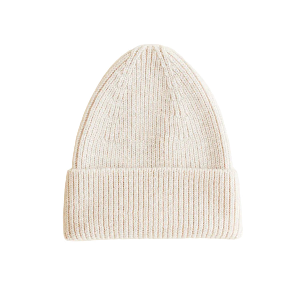 Fonzie Merino Beanie Kids Cream