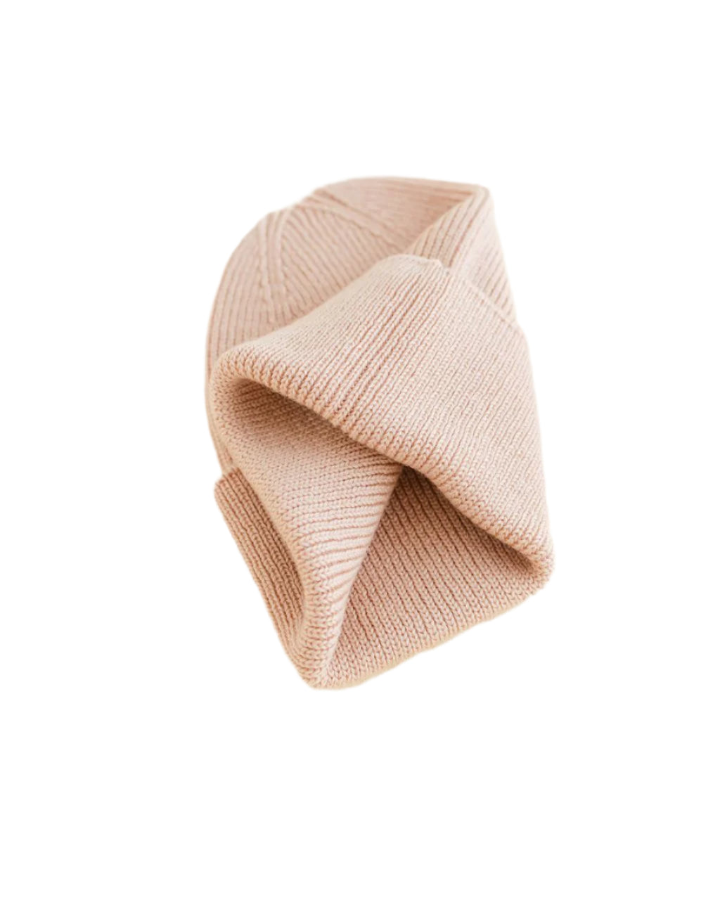 Fonzie Merino Beanie Newborn Apricot