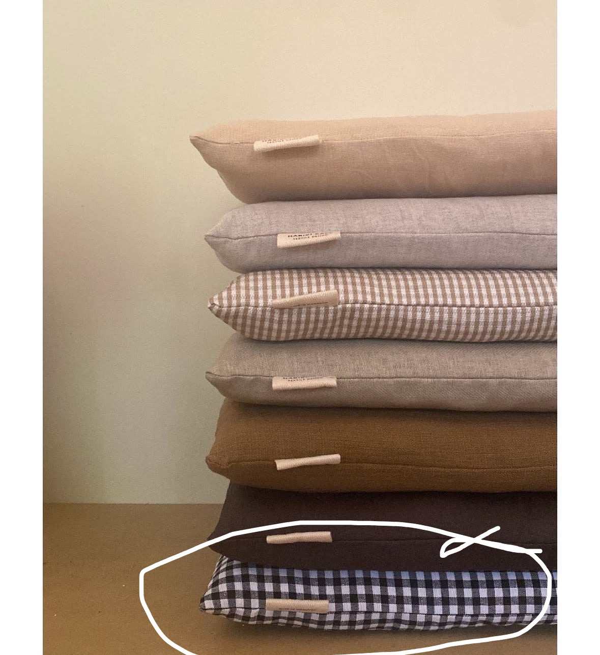 Tiny Linen Mattress - Vichy
