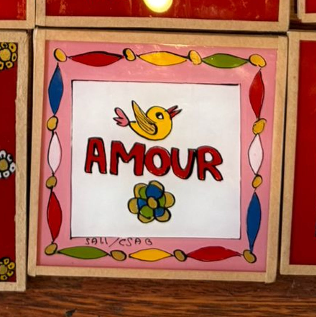 Amour Painting Yellow Bird - Mini