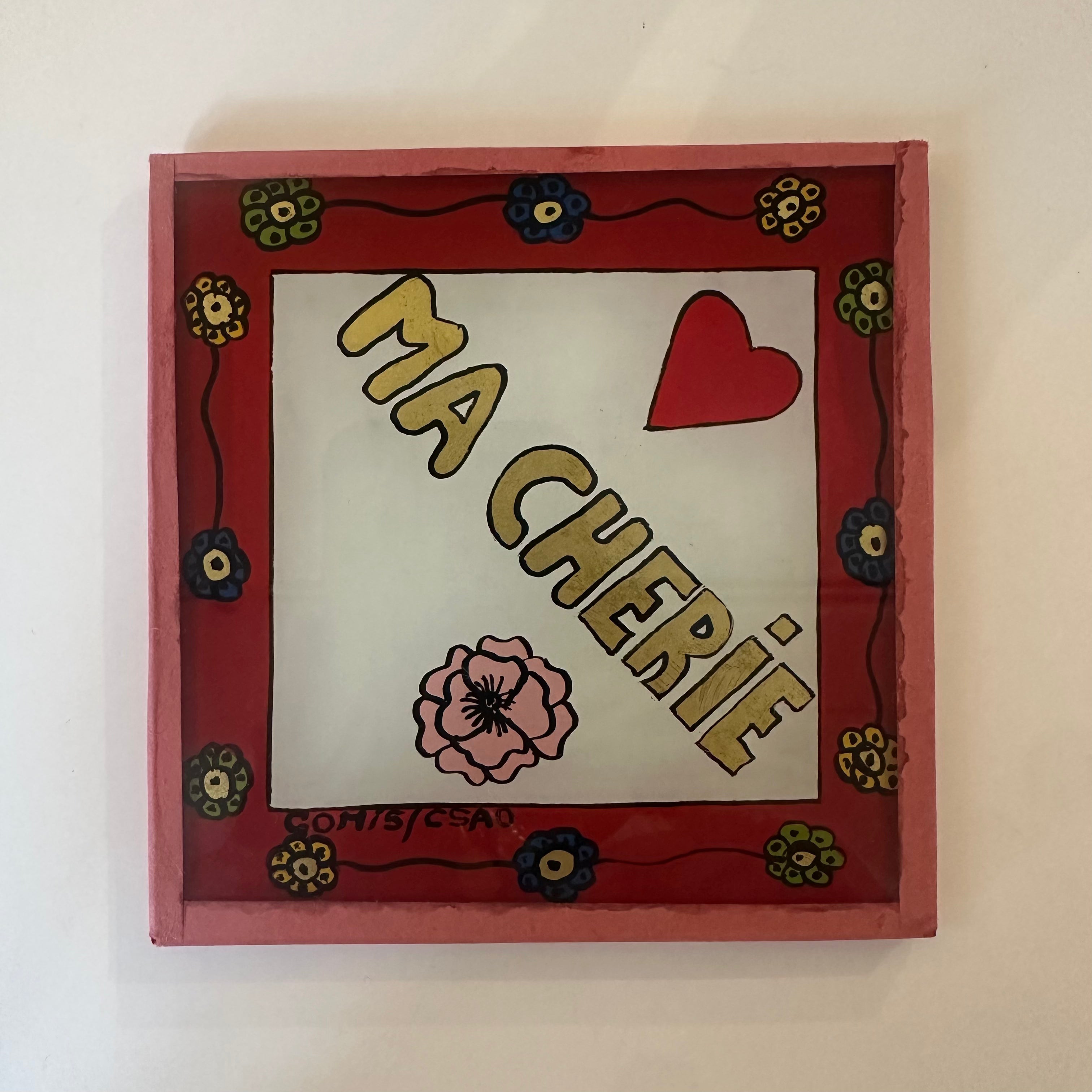 Ma Cheri Pink Painting - Mini