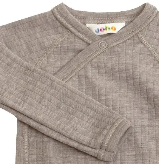 Wollen Overslag Romper Sesame Melange