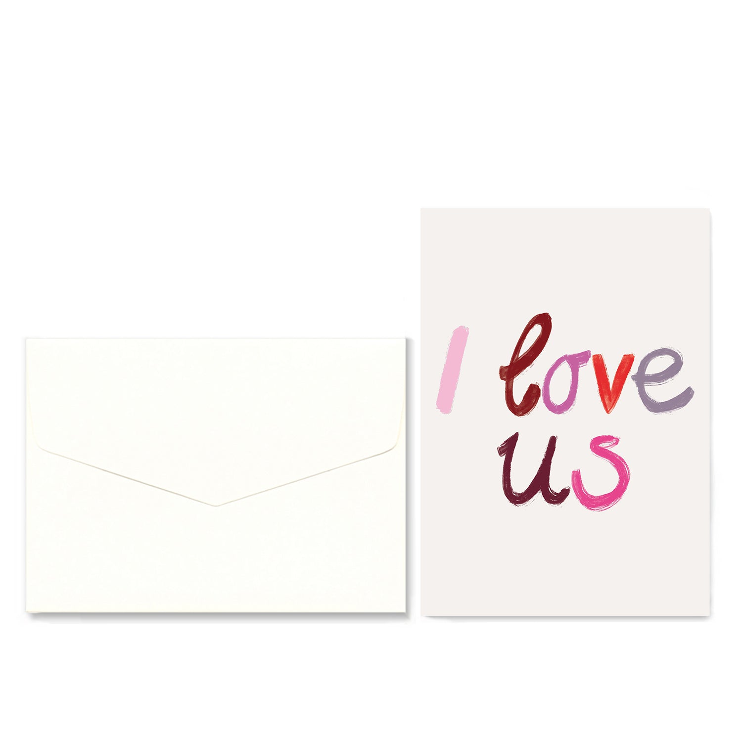 Wenskaart I Love Us