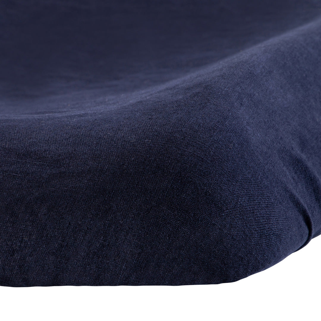 Linnen Verschoonkussenhoes Off Black