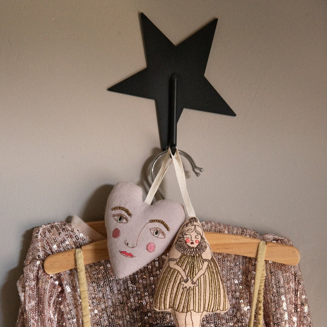 Metal Star Hook - Set Of 2